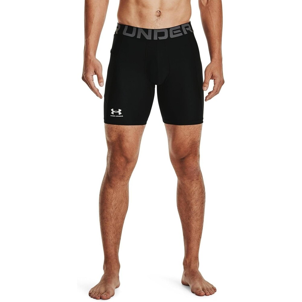 Under Armour Men's Armour Heatgear Compression Shorts X-SMALL Black Pitch Gray